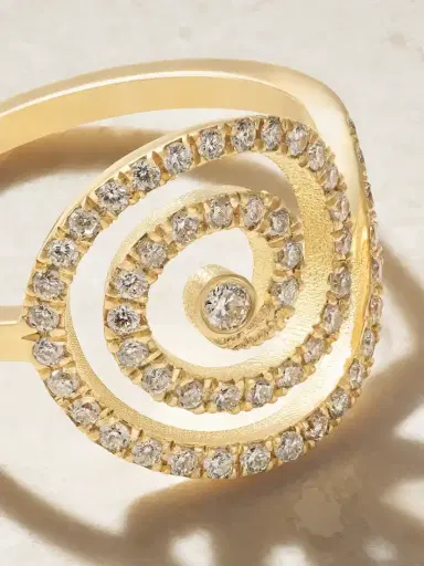 Ileana Makri Spira 18-karat Gold Diamond Ring | Thumbnail 4