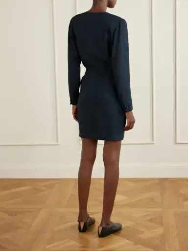 Blazé Milano Luna Friesian Crepe Mini Dress | Thumbnail 3 Blazé Milano Luna Friesian Crepe Mini Dress | Thumbnail 3