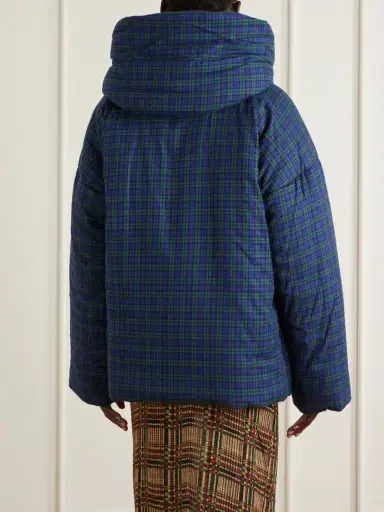 Dries Van Noten Hooded Checked Padded Cotton-flannel Jacket | Thumbnail 3 Dries Van Noten Hooded Checked Padded Cotton-flannel Jacket | Thumbnail 3