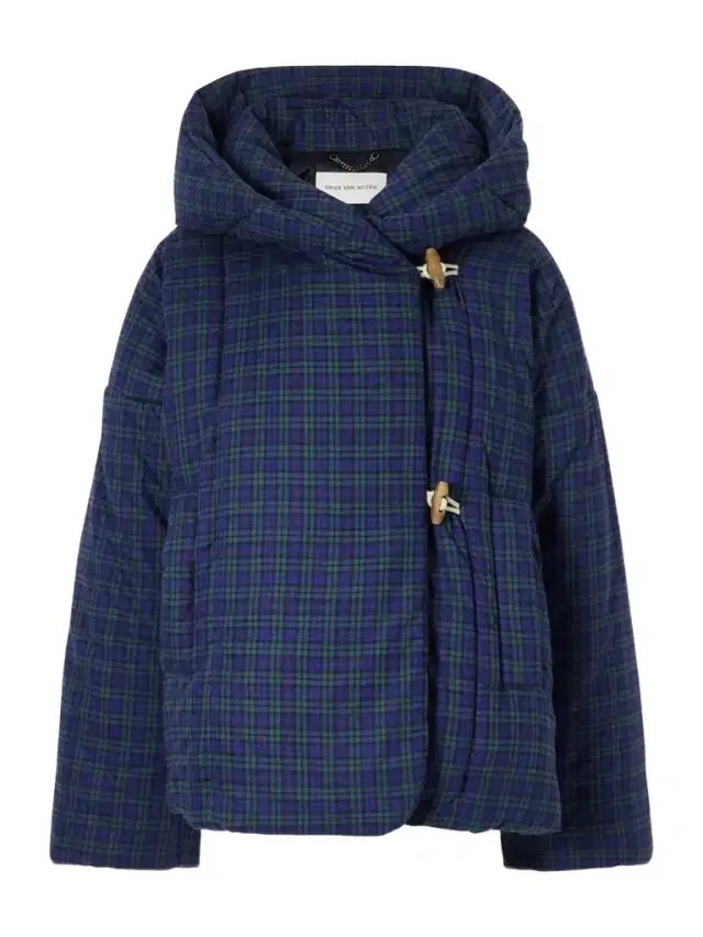 Dries Van Noten Hooded Checked Padded Cotton-flannel Jacket
