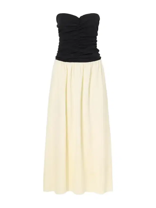 Faithfull Sant Roc Gathered-detail Cotton-blend Cloqué Midi Dress