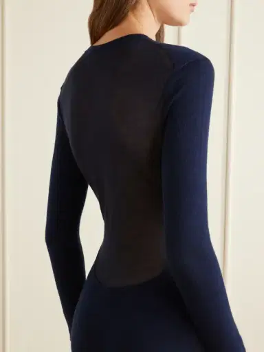 Tom Ford Cashmere And Cotton-blend Knitted Maxi Dress | Thumbnail 4