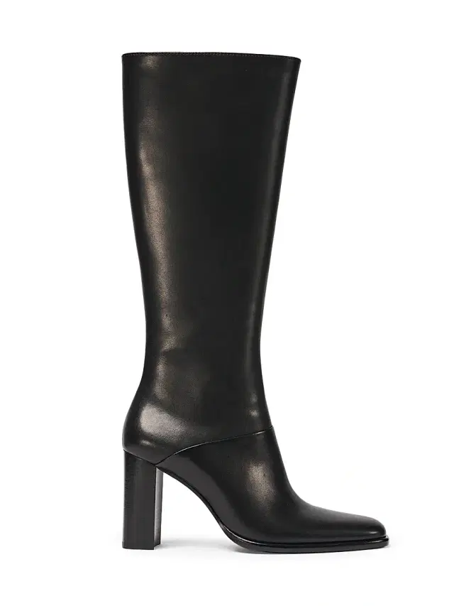 Women's Carolyn 85MM Leather Knee-High Boots - Black - Size 11 Women's Carolyn 85MM Leather Knee-High Boots - Black - Size 11