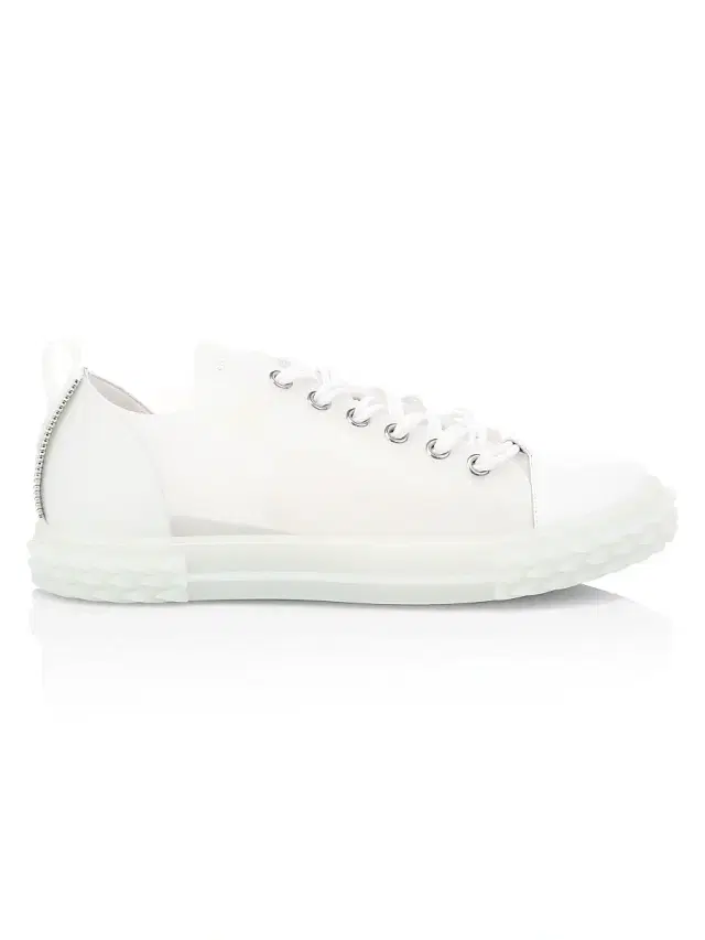 Giuseppe Zanotti Men's Blabber Transparent Leather Low-Top Sneakers - Clear