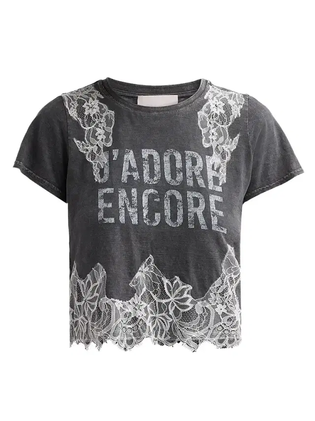Cinq à Sept Women's Jadore Encore T-Shirt - Washed Black