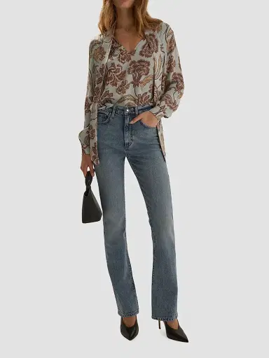 Favorite Daughter Women's The Simone Printed Blouse | Thumbnail 2