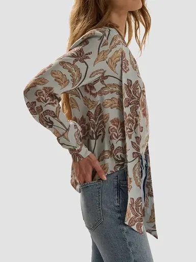 Favorite Daughter Women's The Simone Printed Blouse | Thumbnail 5