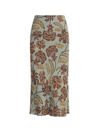 Favorite Daughter Women's The Jojo Floral Tapestry Midi Skirt - Sky Paisley Floral - Size XS | Thumbnail 1 Favorite Daughter Women's The Jojo Floral Tapestry Midi Skirt - Sky Paisley Floral - Size XS | Thumbnail 1