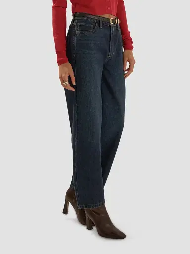 Favorite Daughter Women's The Mercer Whiskered Barrel-Leg Jeans | Thumbnail 5 Favorite Daughter Women's The Mercer Whiskered Barrel-Leg Jeans | Thumbnail 5