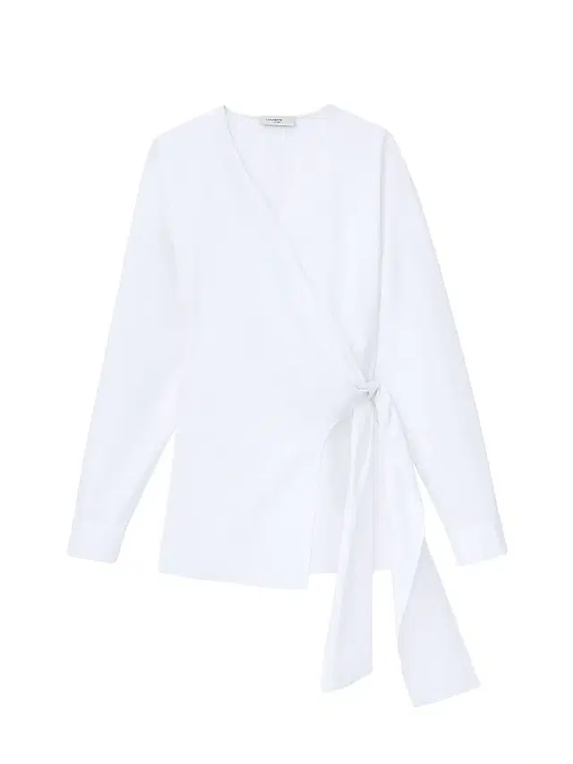 Lafayette 148 New York Women's Long-Sleeve Wrap Blouse - White