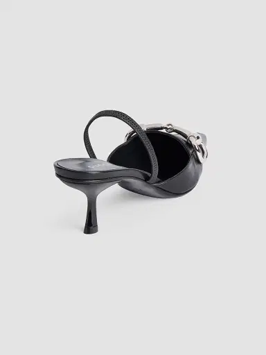 Gucci Women's Boulevard 55MM Leather Slingback Pumps - Black - Size 5.5 | Thumbnail 3 Gucci Women's Boulevard 55MM Leather Slingback Pumps - Black - Size 5.5 | Thumbnail 3