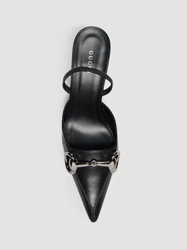 Gucci Women's Boulevard 55MM Leather Slingback Pumps - Black - Size 5.5 | Thumbnail 4 Gucci Women's Boulevard 55MM Leather Slingback Pumps - Black - Size 5.5 | Thumbnail 4