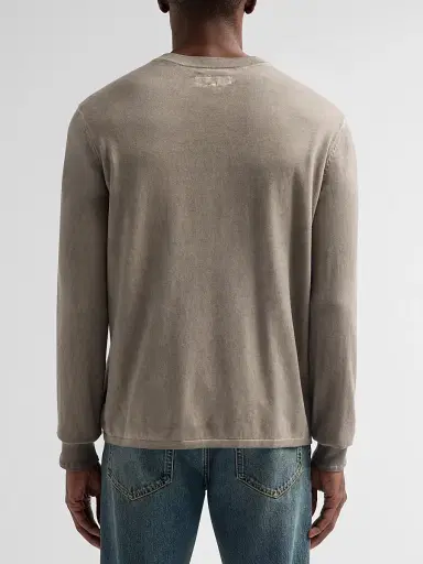 rag & bone Men's Cotton Henley - Granite | Thumbnail 3