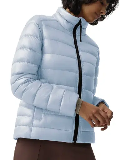 Canada Goose Women's Arctic Program Abbott Packable Down Hoodie - Dawn Blue - Size XL | Thumbnail 4