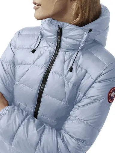 Canada Goose Women's Arctic Program Abbott Packable Down Hoodie - Dawn Blue - Size XL | Thumbnail 7
