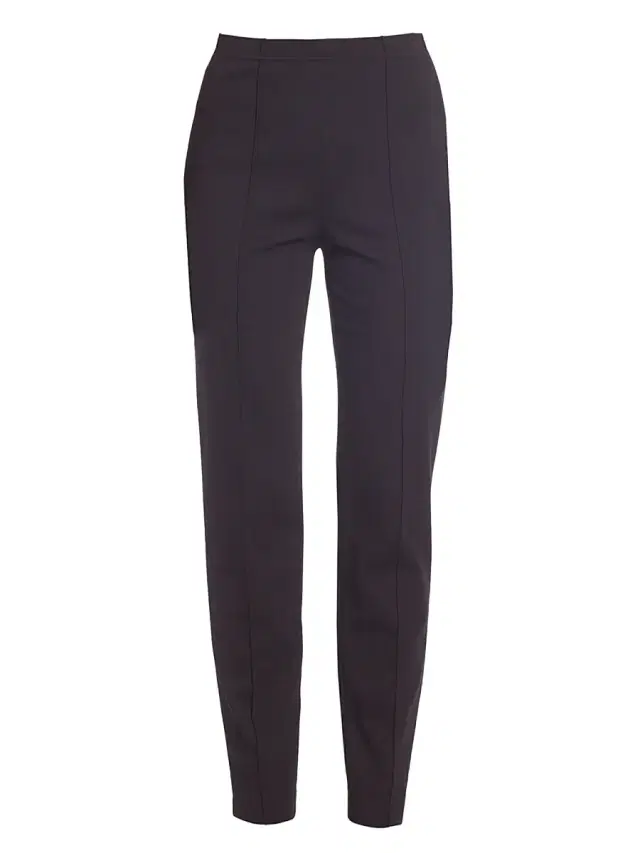 St. John Women's Cropped Pintuck Pants - Black