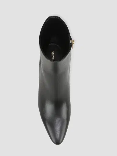 Veronica Beard Women's Agnes 65MM Leather Ankle Boots | Thumbnail 4