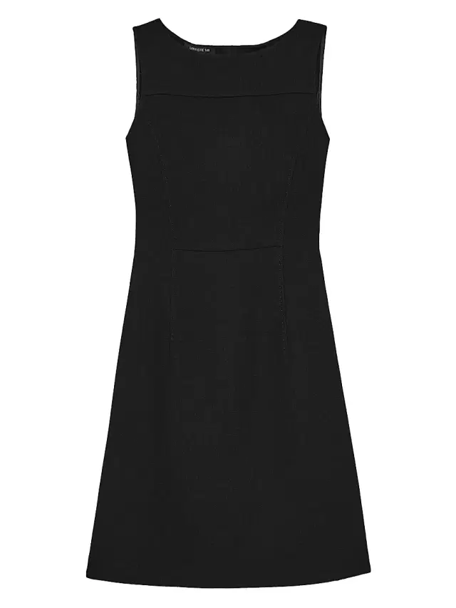 Lafayette 148 New York Women's Jojo Wool Shift Dress - Black