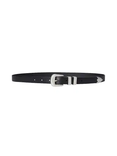 Polo Ralph Lauren Women's Distressed Leather Belt - Black | Thumbnail 1 Polo Ralph Lauren Women's Distressed Leather Belt - Black | Thumbnail 1