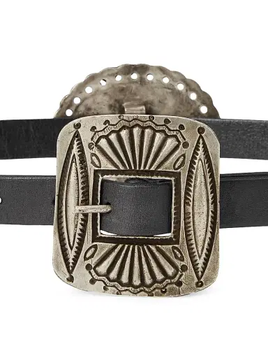 Polo Ralph Lauren Women's Leather Buckle Belt - Black | Thumbnail 2 Polo Ralph Lauren Women's Leather Buckle Belt - Black | Thumbnail 2