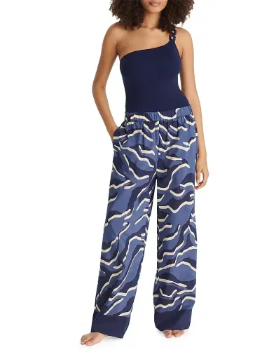 ERES Women's Atoll Cotton Voile & Silk Wide-Leg Pants - Sirene | Thumbnail 2 ERES Women's Atoll Cotton Voile & Silk Wide-Leg Pants - Sirene | Thumbnail 2