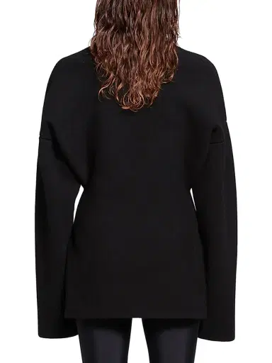 Balenciaga Women's Hourglass Turtleneck Sweater - Black - Size XS | Thumbnail 5