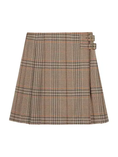 Burberry Women's Odessa Check Wool Mini Skirt | Thumbnail 1 Burberry Women's Odessa Check Wool Mini Skirt | Thumbnail 1