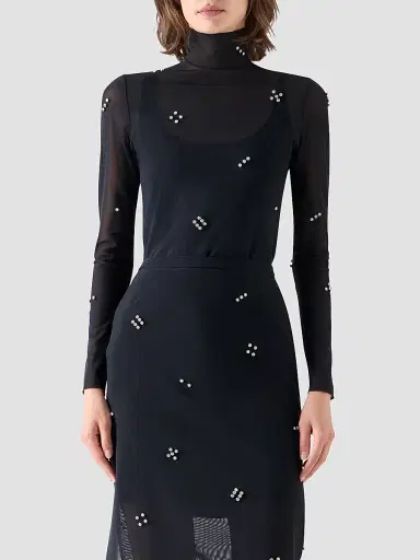 Akris punto Women's Diamond Dice Dot Top | Thumbnail 4