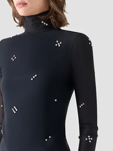 Akris punto Women's Diamond Dice Dot Top | Thumbnail 5