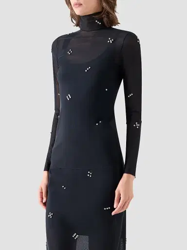 Akris punto Women's Diamond Dice Dot Top | Thumbnail 6
