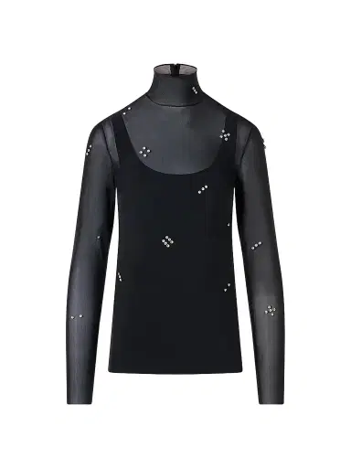 Akris punto Women's Diamond Dice Dot Top | Thumbnail 1