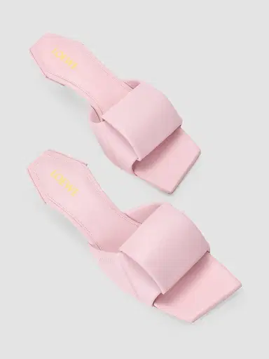 Loewe Women's Origami 45MM Leather Mules | Thumbnail 3 Loewe Women's Origami 45MM Leather Mules | Thumbnail 3