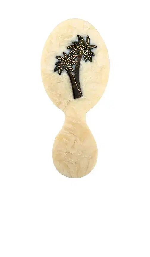 Solar Eclipse Hand-painted Palm Trees Handbag Hero Brush