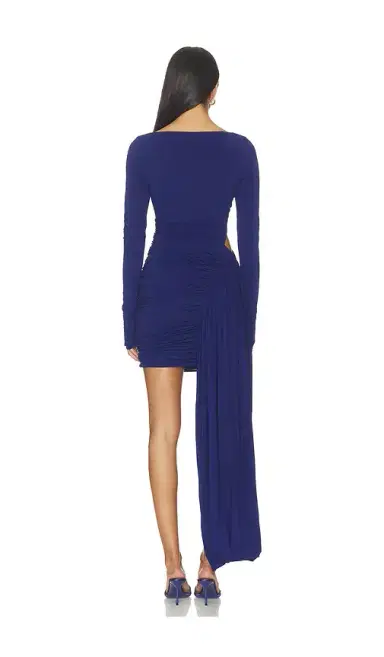 Misha The Sari Long Sleeve Stocking Dress | Thumbnail 3 Misha The Sari Long Sleeve Stocking Dress | Thumbnail 3