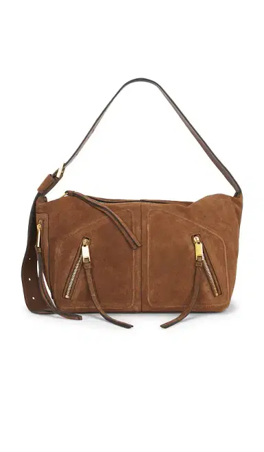 AllSaints Jean Rey Suede Shoulder | Thumbnail 1
