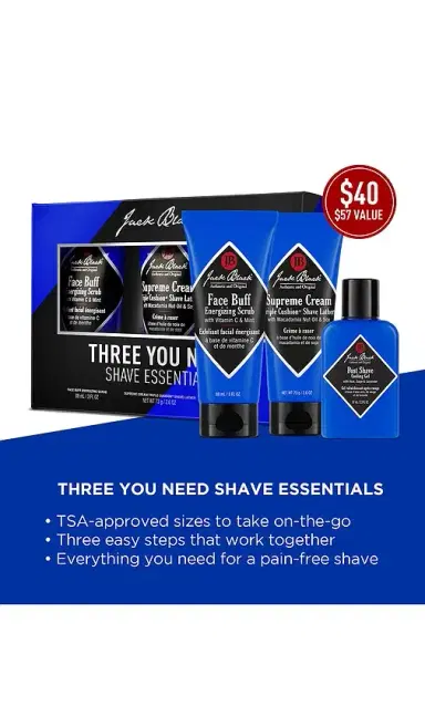 Jack Black Three You Need Shave Set | Thumbnail 5