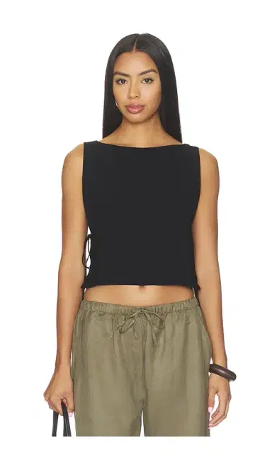 LESET Ari Boatneck Tie Top | Thumbnail 2 LESET Ari Boatneck Tie Top | Thumbnail 2