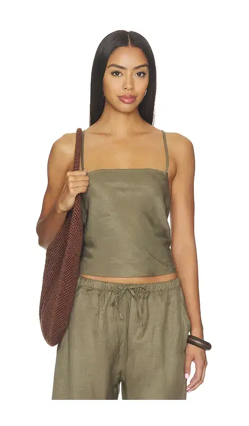 LESET Daniel Square Neck Tank