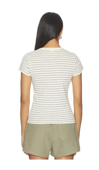 LESET Nando Stripe Slim Fit Tee | Thumbnail 3