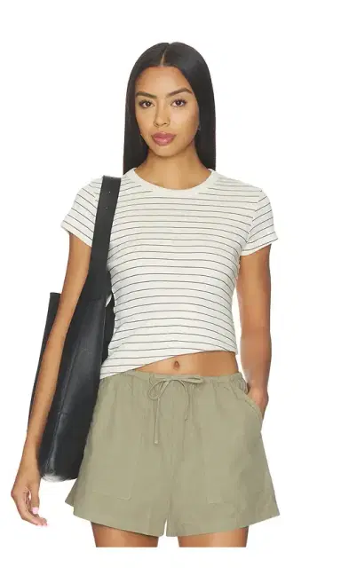 LESET Nando Stripe Slim Fit Tee | Thumbnail 1