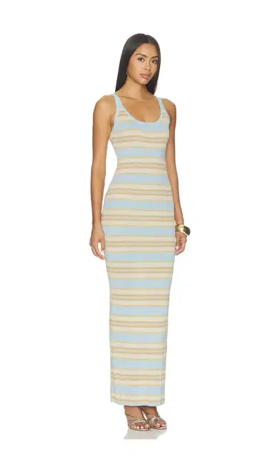 SNDYS Malina Shimmer Maxi Dress | Thumbnail 2