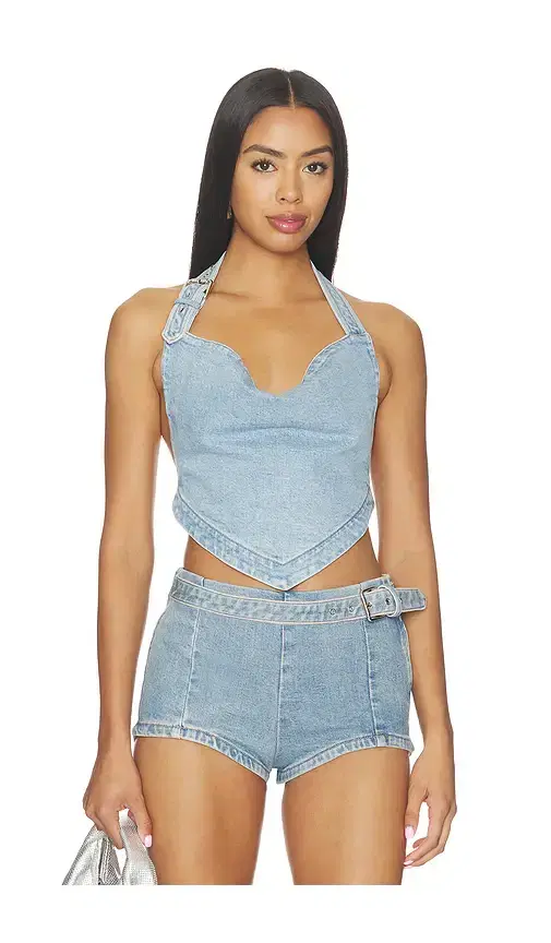 retrofete Amelisse Denim Top