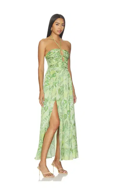 Poupette St Barth Avril Long Dress | Thumbnail 2