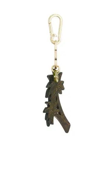 Solar Eclipse Hand-painted Palm Trees Bag Charm + Keychain | Thumbnail 5 Solar Eclipse Hand-painted Palm Trees Bag Charm + Keychain | Thumbnail 5