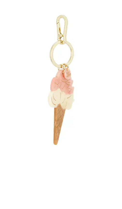 Solar Eclipse Hand-painted Gelato Bag Charm + Keychain