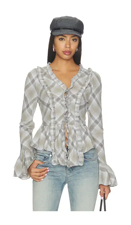 LIONESS Odette Long Sleeve Top