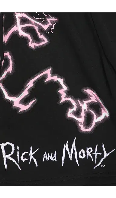 REASON Rick And Morty Fleece Shorts | Thumbnail 5