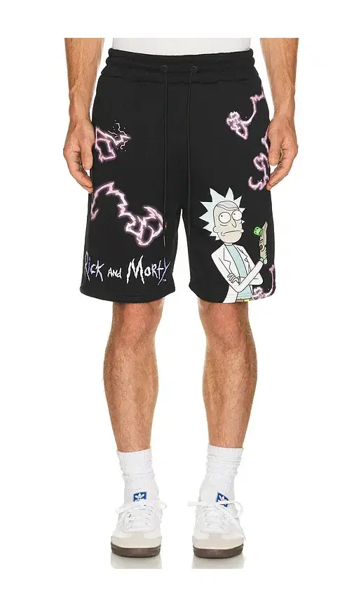 REASON Rick And Morty Fleece Shorts