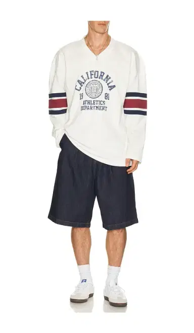 Guess Jeans Long Sleeve Hockey Jersey | Thumbnail 3