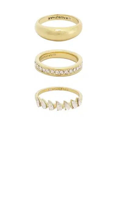 BaubleBar Greta Waterproof Ring Set | Thumbnail 2